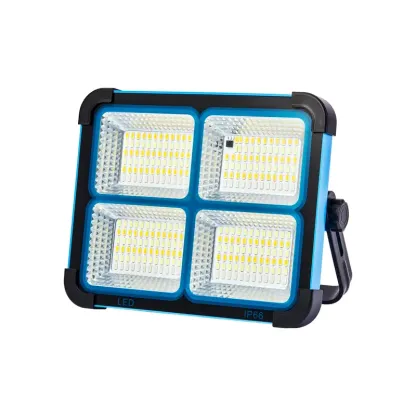 Rechargeable LED Work Light – 288 LEDs, 5 Lighting Modes, USB & Type-C Charging, Magnetic Base, Adjustable Stand
