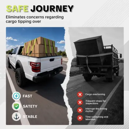 1" x 11 ft Retractable Ratchet Straps – 1,550 Lbs Break Strength Cargo Tie-Down Straps for Moving & Transport