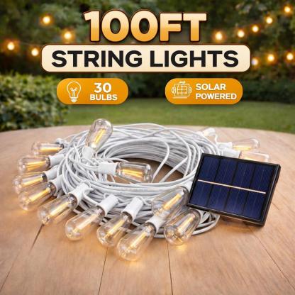 200ft Solar String Lights – Waterproof Outdoor LED Lights with Remote Control, Multiple Lighting Modes, Dusk-to-Dawn Sensor & Dimmable Brightness