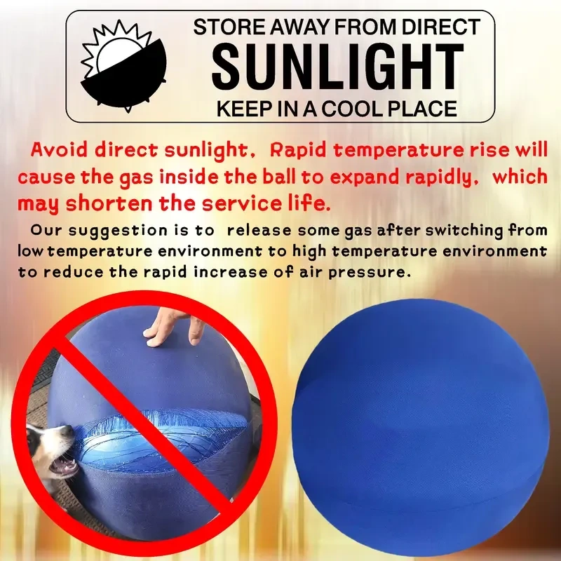 Interactive Herding Ball for Dogs - Inflatable Exercise Aid, No Full Inflation Needed, Chase & Push Play Toy, Supervised Outdoor Play, Promotes Physical Exercise & Mental Stimulation Interactive Herding Ball for Dogs - Inflatable Exercise Aid, No Full Inflation Needed, Chase & Push Play Toy, Supervised Outdoor Play, Promotes Physical Exercise & Mental Stimulation