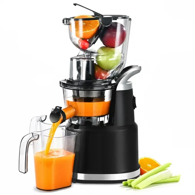 Cold Press Juicer – Slow Masticating Juicer Machine for Fruits & Vegetables, High Juice Yield, Easy to Clean, BPA-Free & Quiet