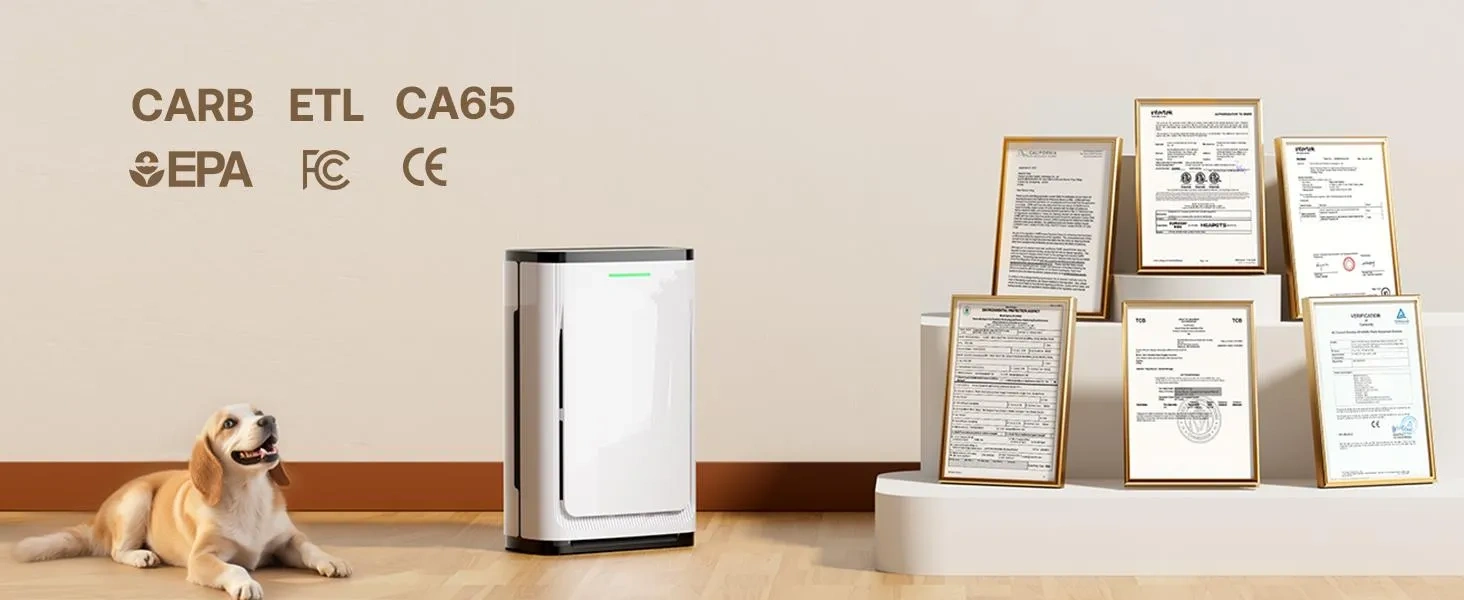 Heapets P358 Pet Air Purifier for Home Large Room 2500 Sq Ft, H13 HEPA Double-Sided Filter with Washable Pre-filter, Adsorbs Pet Hair Dander Odor Allergies Smoke Dust,PM2.5 Air Quality Monitor,Auto Mode Heapets P358 Pet Air Purifier for Home Large Room 2500 Sq Ft, H13 HEPA Double-Sided Filter with Washable Pre-filter, Adsorbs Pet Hair Dander Odor Allergies Smoke Dust,PM2.5 Air Quality Monitor,Auto Mode
