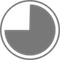 a black and white clock