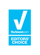 a blue and white logo