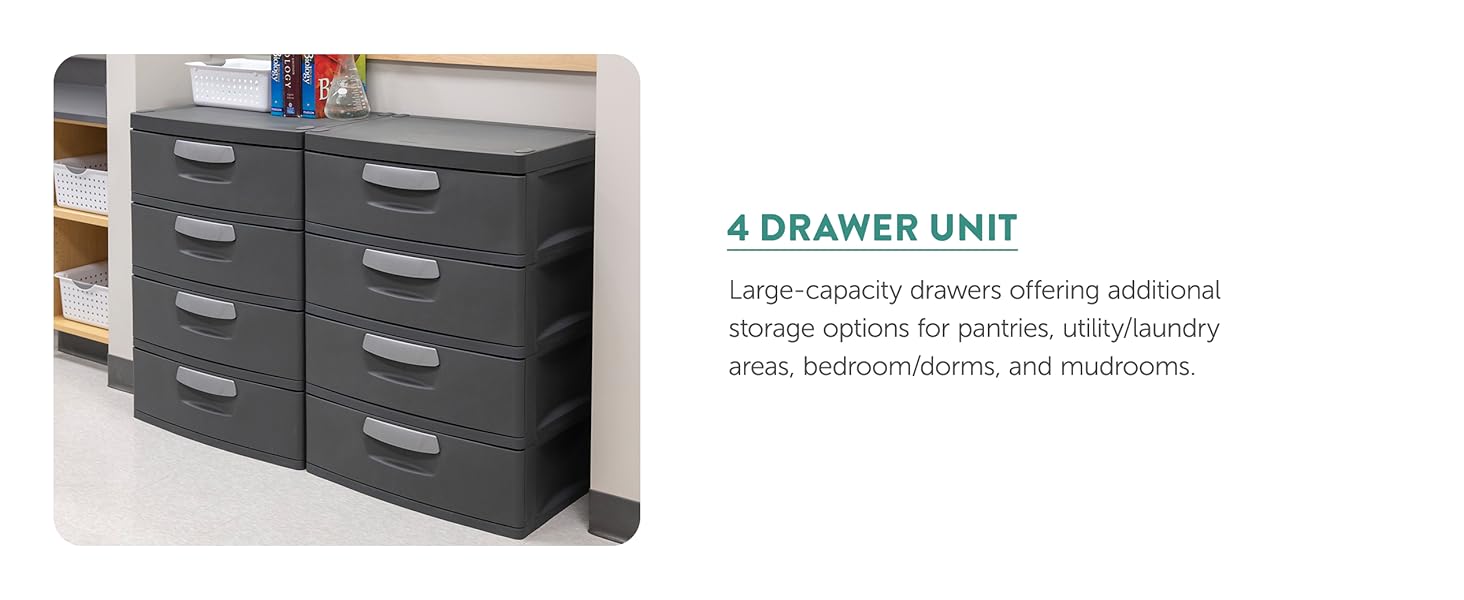 4 Drawer Unit