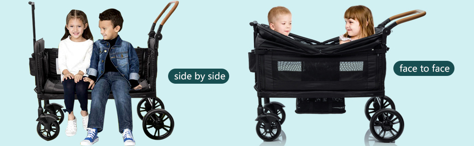 large seat stroller