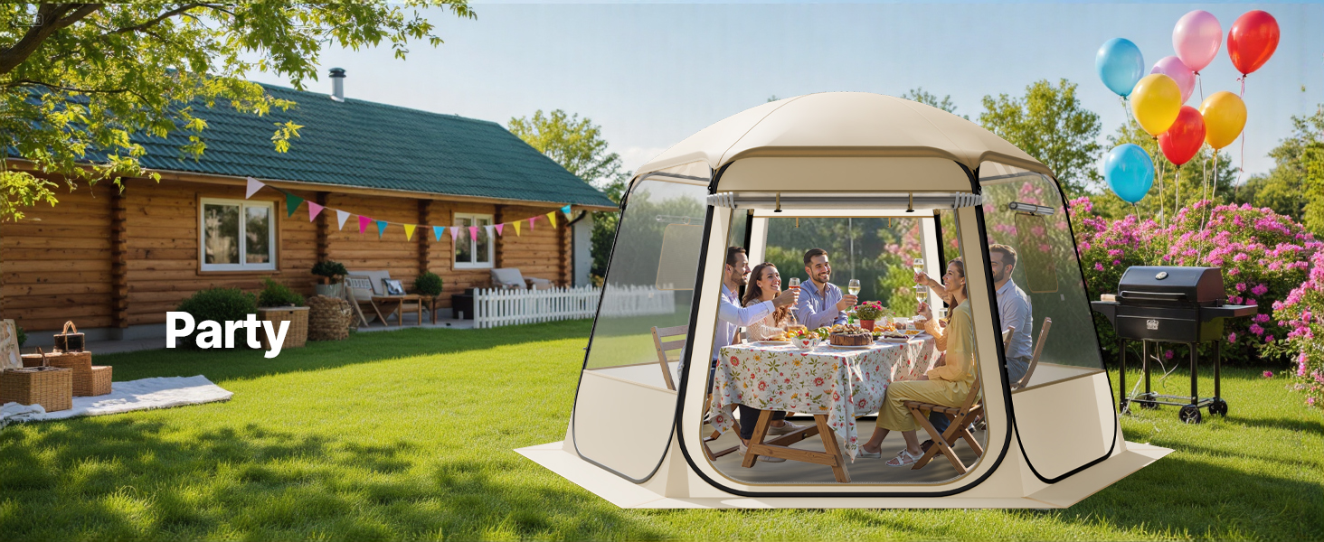 clear bubble tent