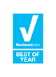 a blue rectangular sign with white text