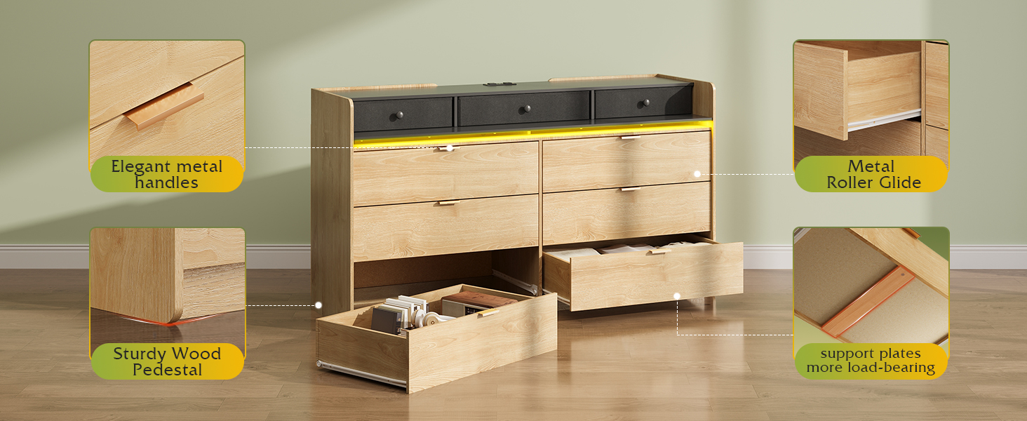 wood dresser