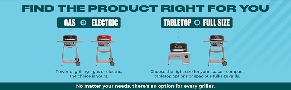 Bistro Pro, Charbroil, gas grill, electric grill, charcoal grill
