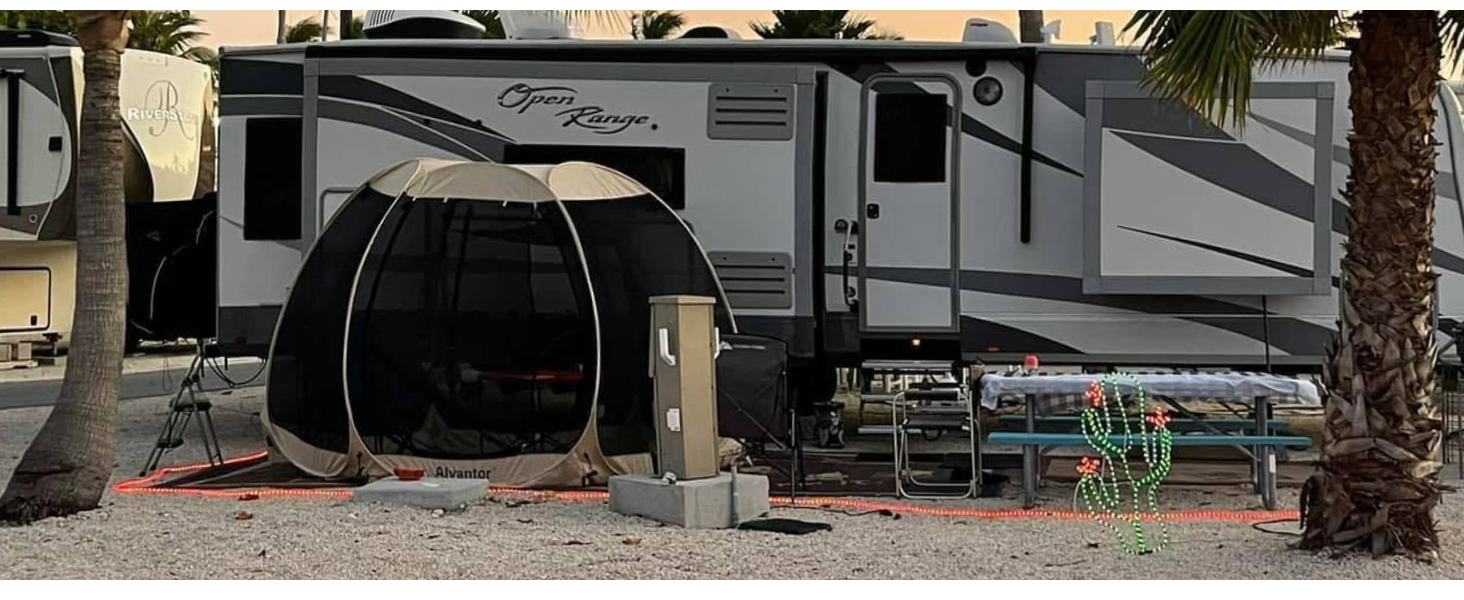9020#E6 banner camping