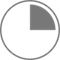 a black and white clock