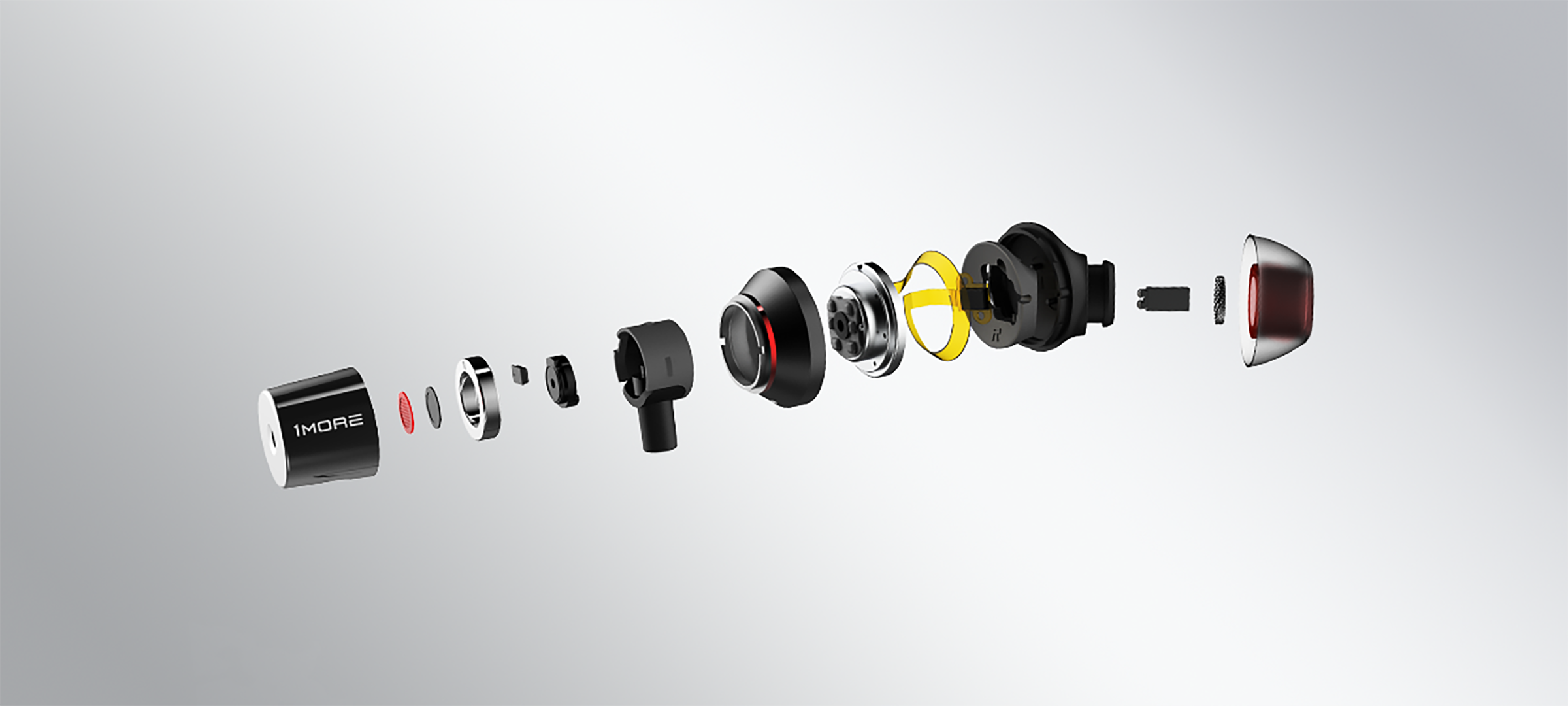 a diagram of a black and silver headphones