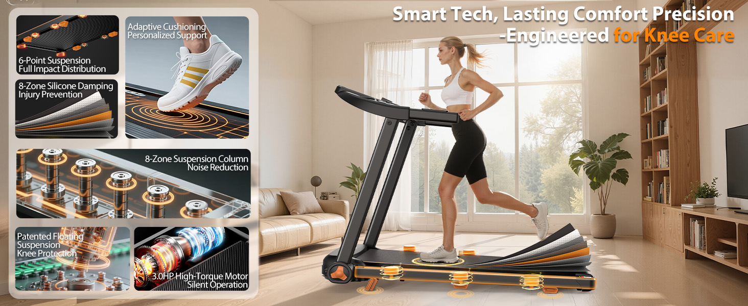 Folding Treadmills for Home with Incline