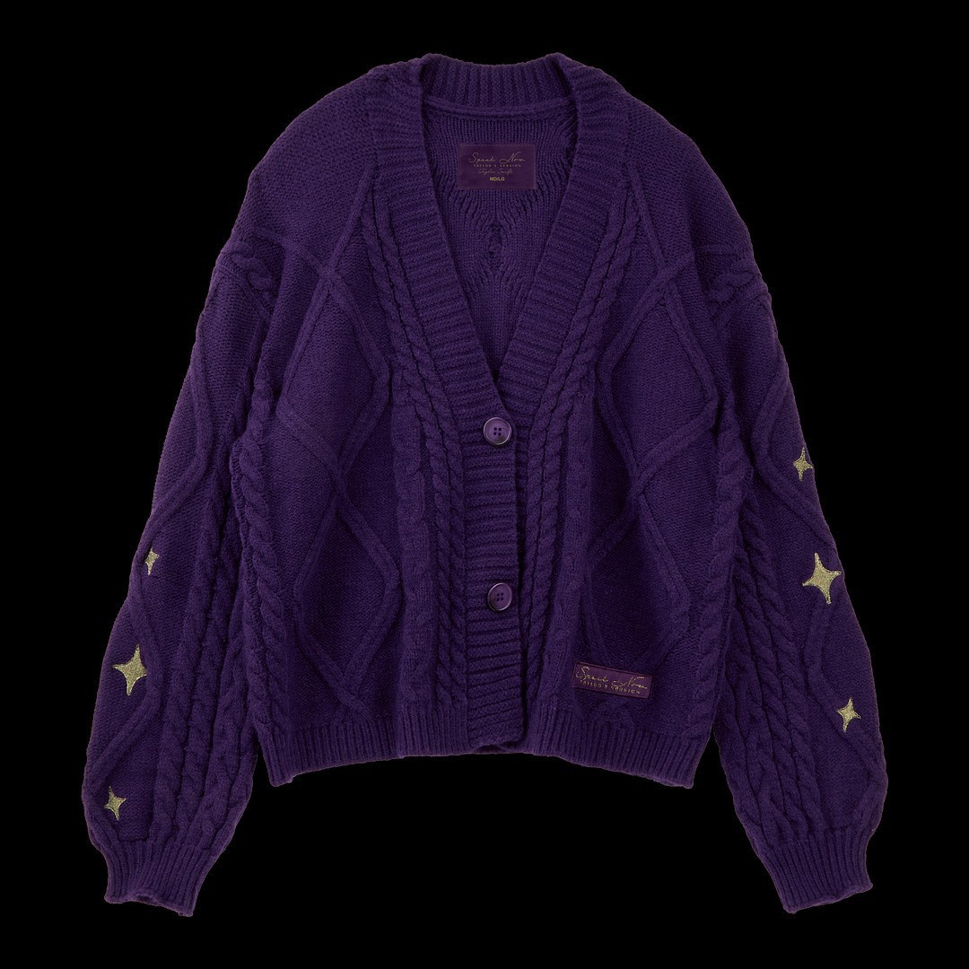 Purple Speak Now Cardigan