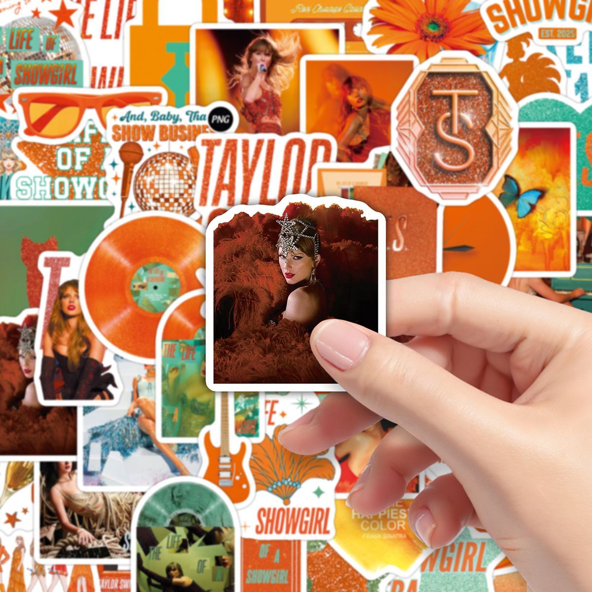 50-Piece TS-Inspired Sticker Pack for Journals, Luggage & More