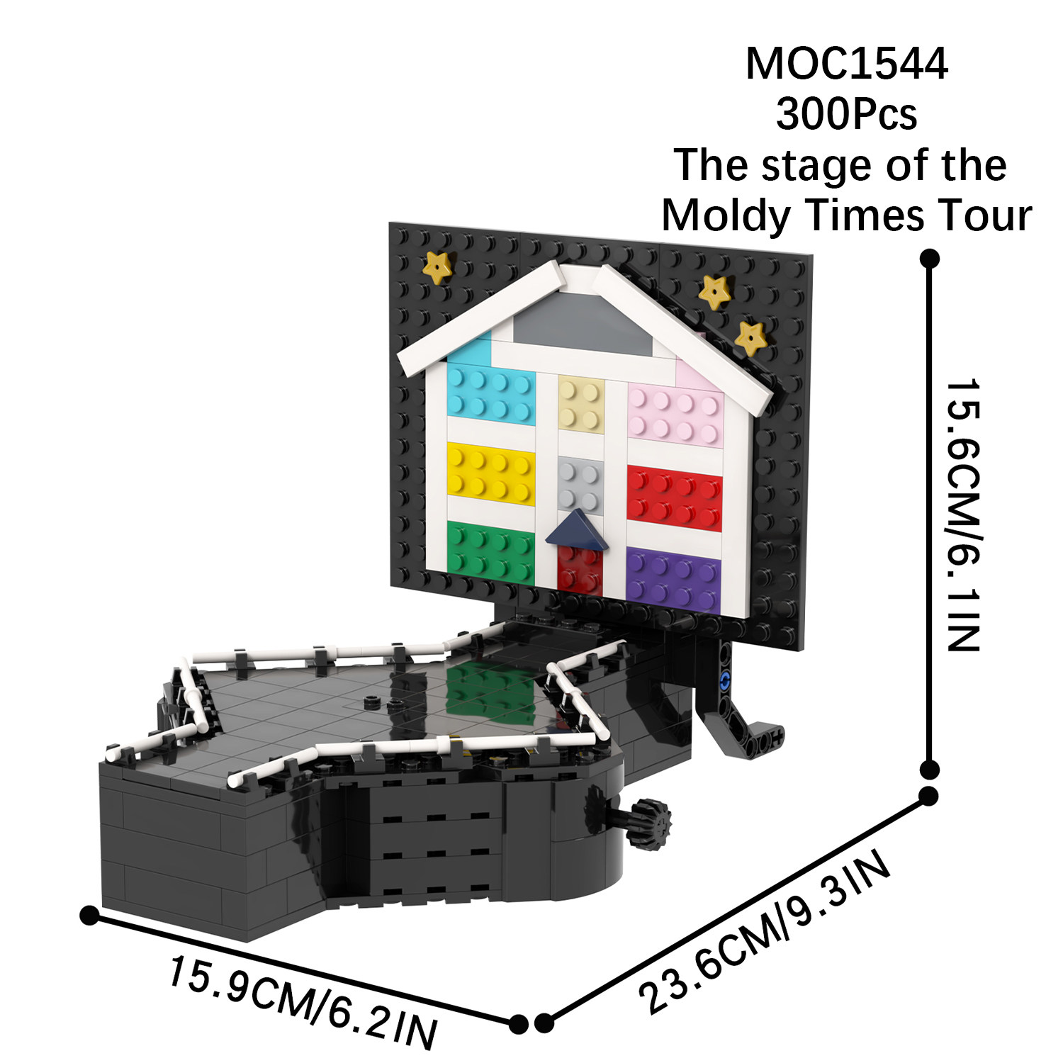 Taylor Swift Eras Tour Outfit LEGO Minifigure Building Blocks