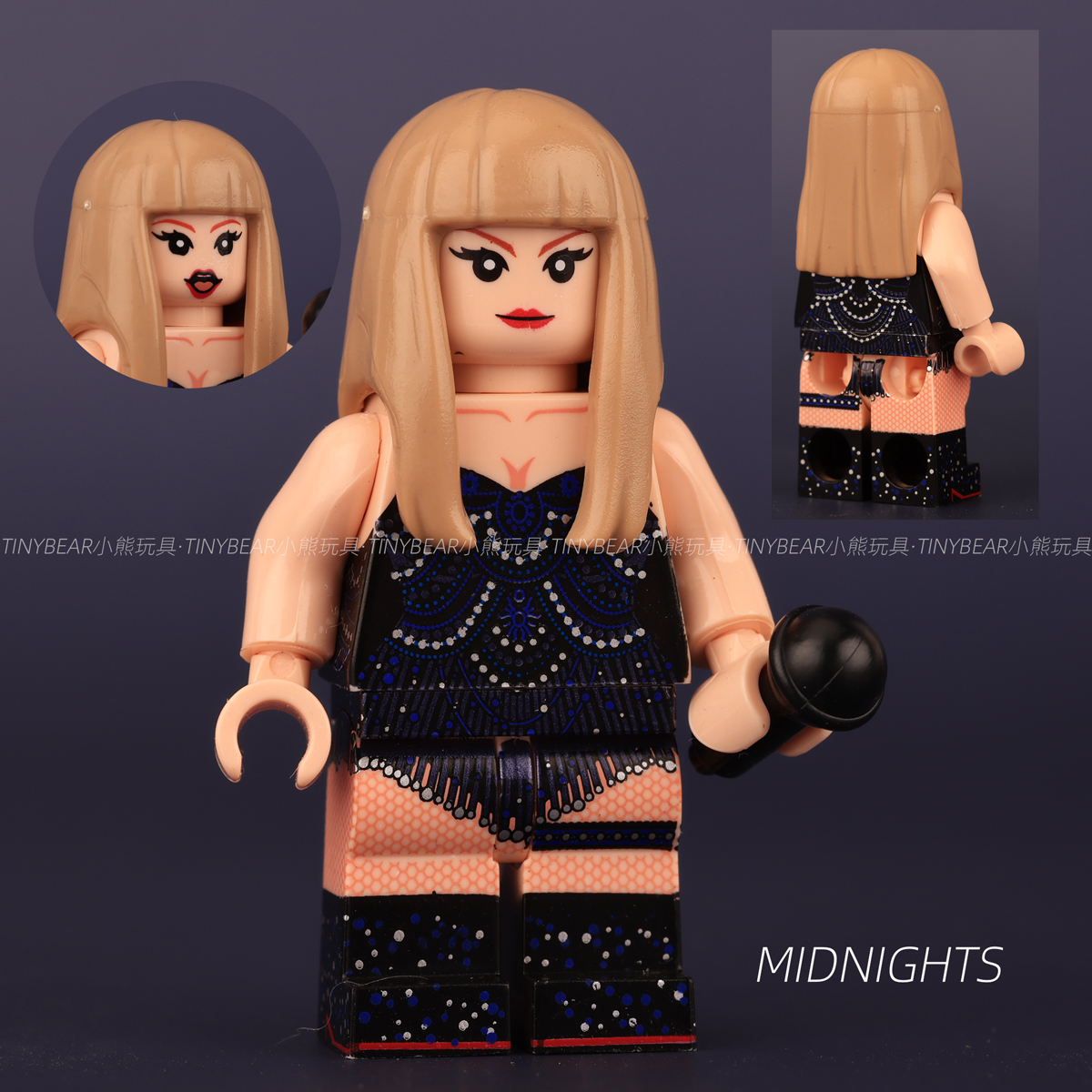 Taylor Swift Eras Tour Outfit LEGO Minifigure Building Blocks