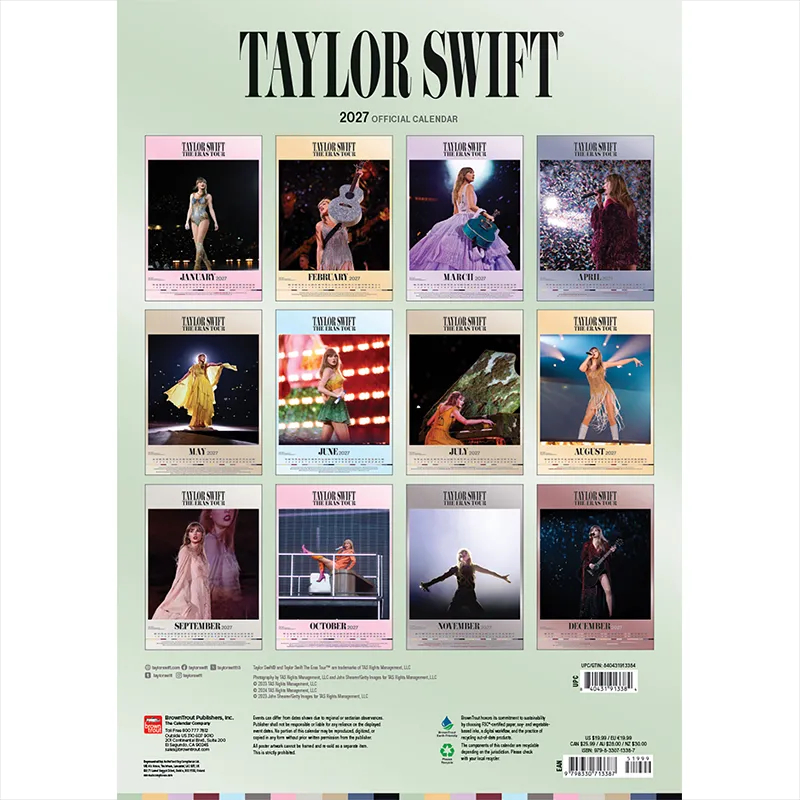 TS 2027 Wall Calendar