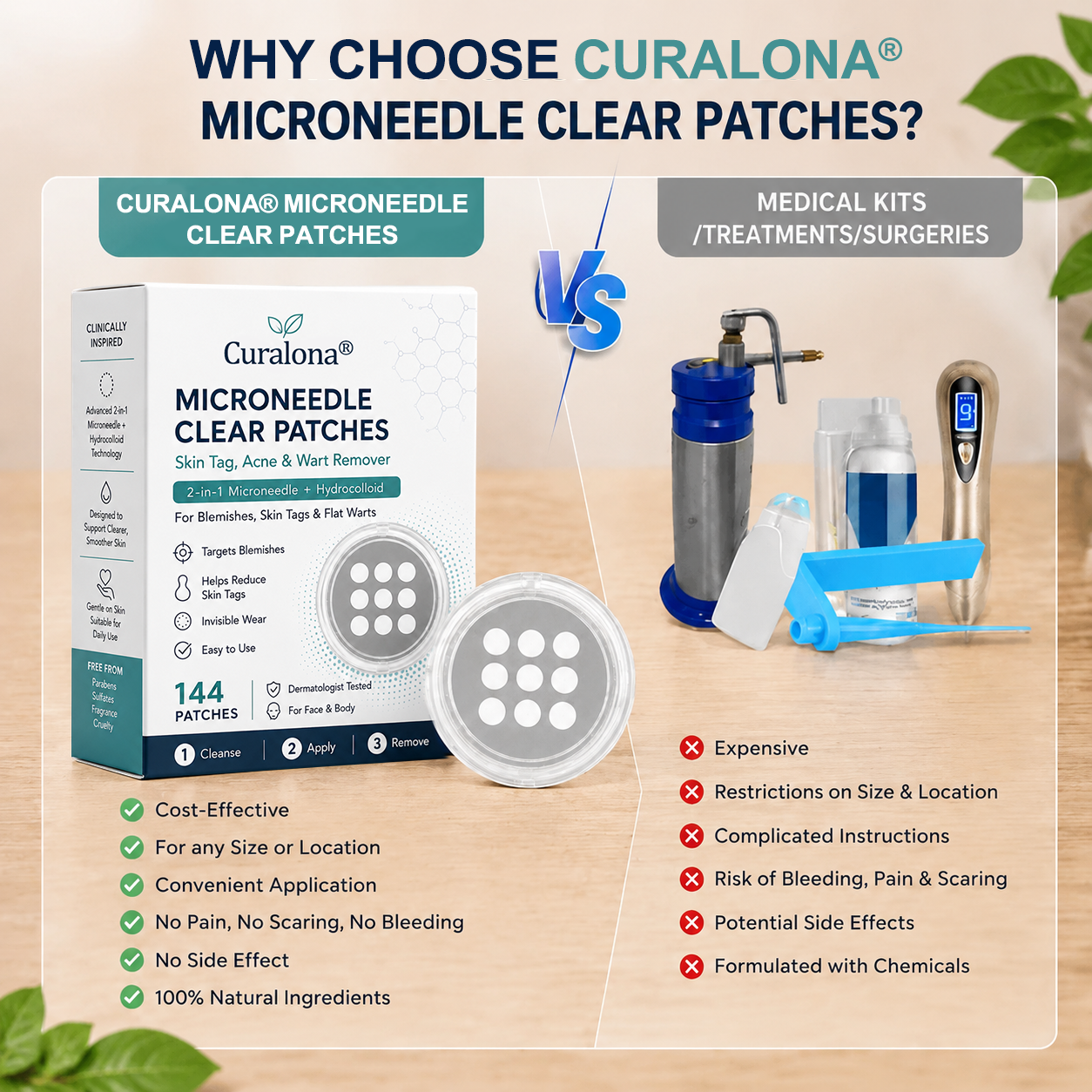 gvahq® 2-in-1 Microneedle & Hydrocolloid Patch — 3