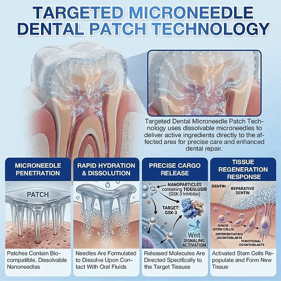 gvahq® Tooth & Gum Repair Fast-Dissolving Microneedle Patch — 4