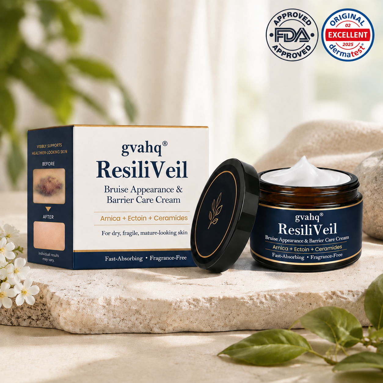 gvahq® ResiliVeil Bruise Appearance Barrier Care Cream — 1
