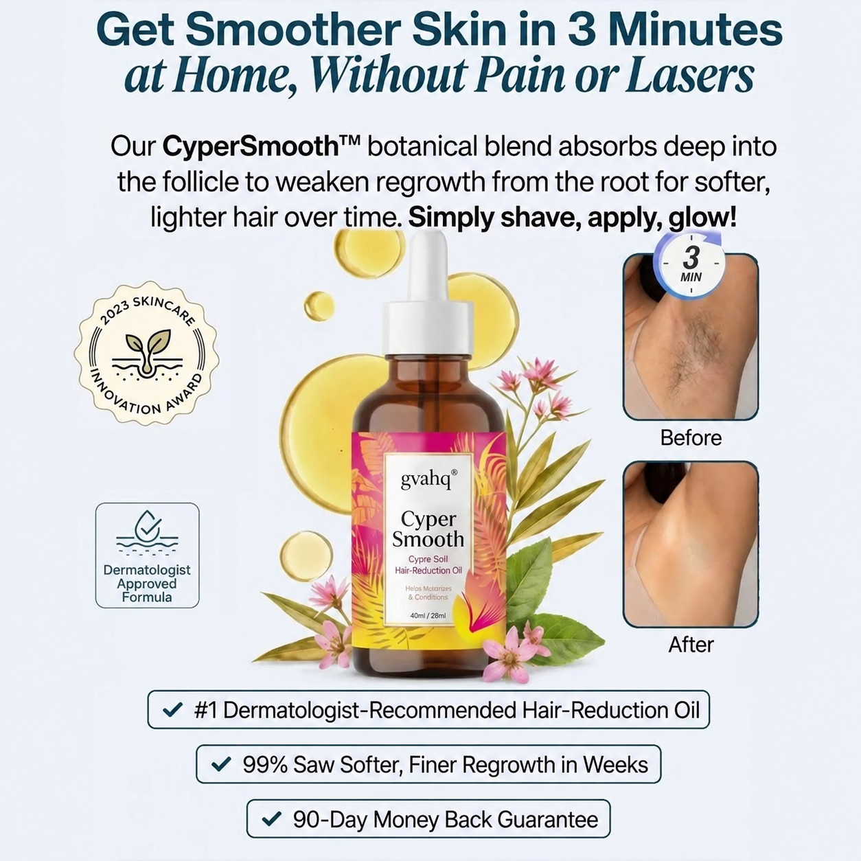 Cyperus Rotundus Oil for Natural Hair Reduction — 1