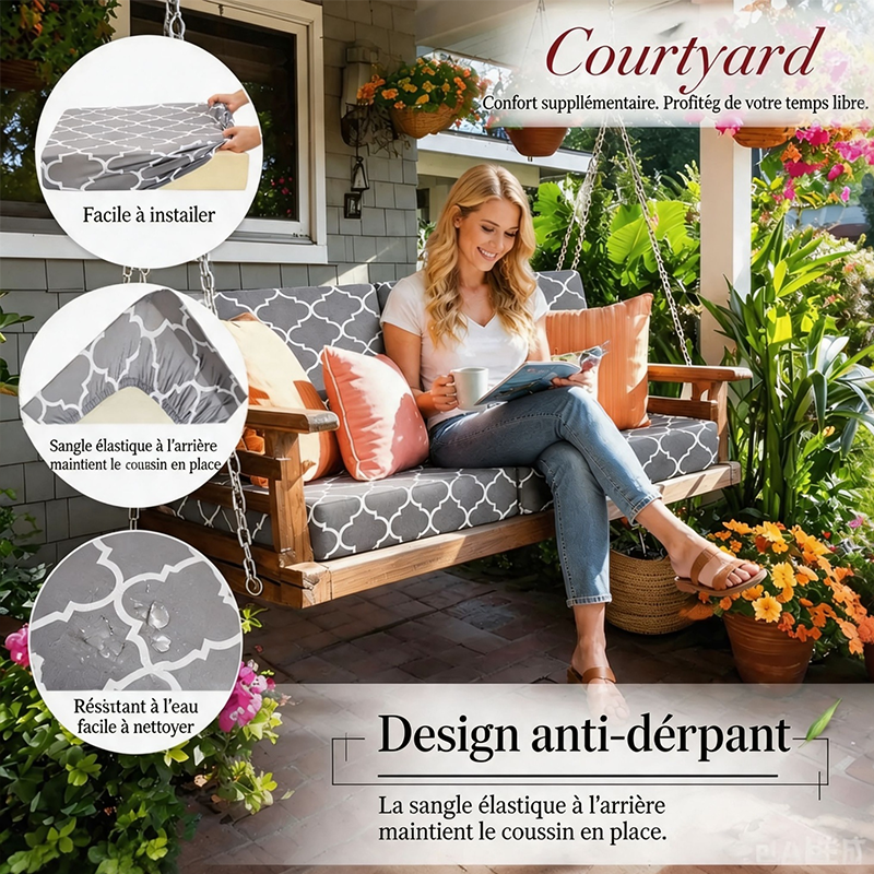 🛋️ Housses de coussin pour canapé de terrasse extérieur 🔥 LIVRAISON GRATUITE