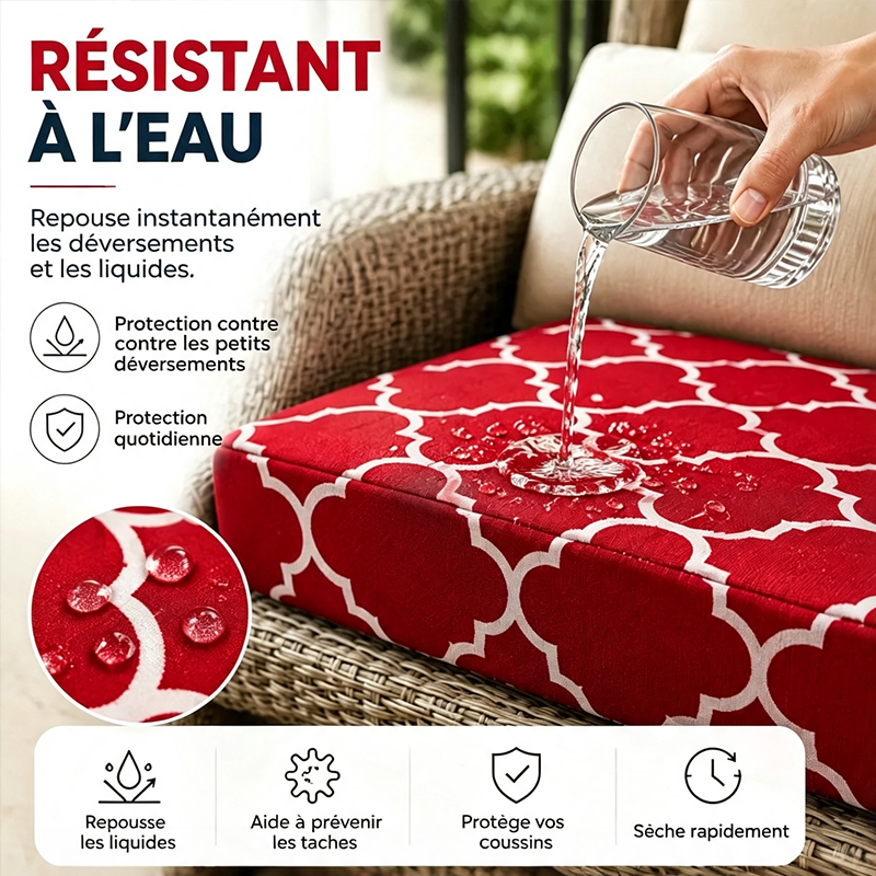 🛋️ Housses de coussin pour canapé de terrasse extérieur 🔥 LIVRAISON GRATUITE