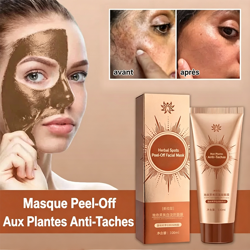 💖 2 achetés + 2 offerts – Masque visage peel-off aux plantes pour les imperfections