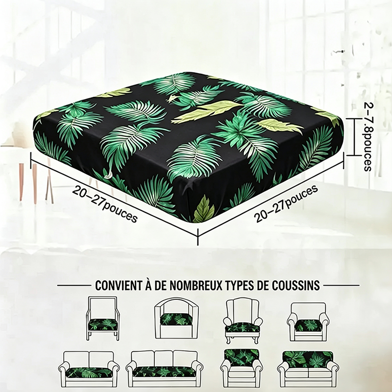 Housses de coussins pour canapé d’extérieur de patio Tropical Luxe