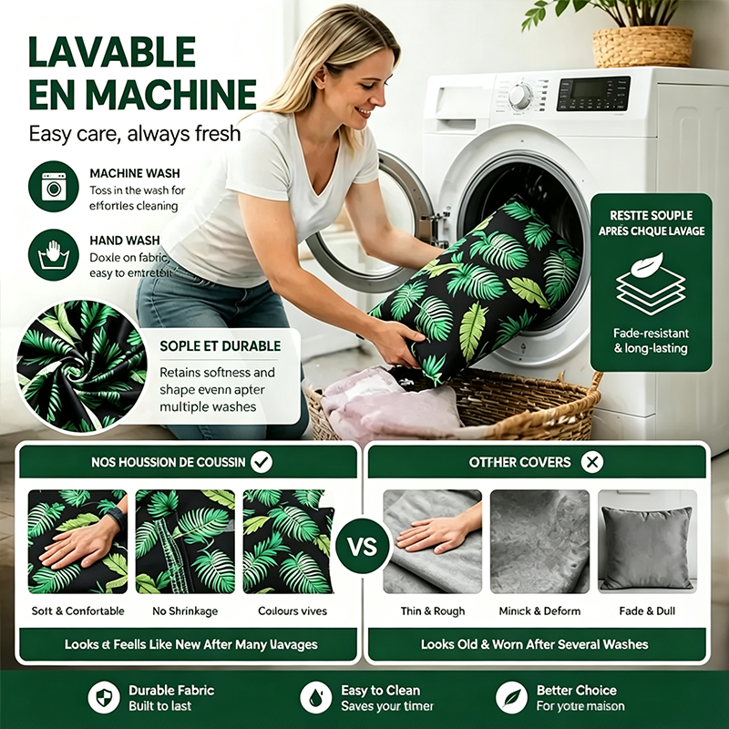 Housses de coussins pour canapé d’extérieur de patio Tropical Luxe