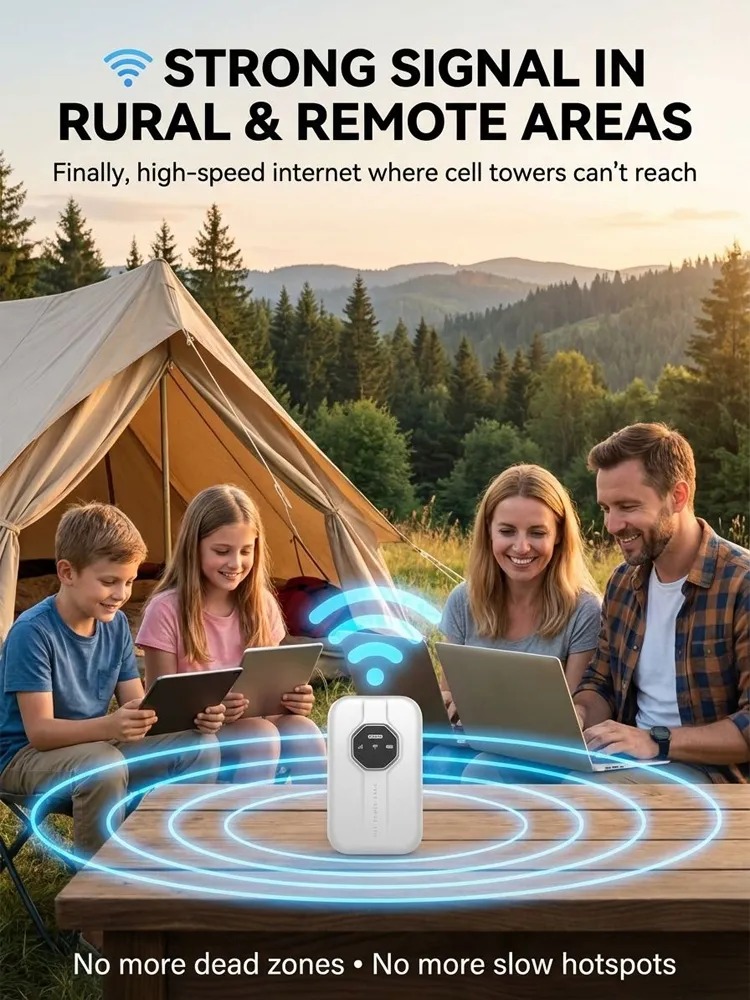 [Global Coverage, Free for Life] Boundless Portable Wi-Fi