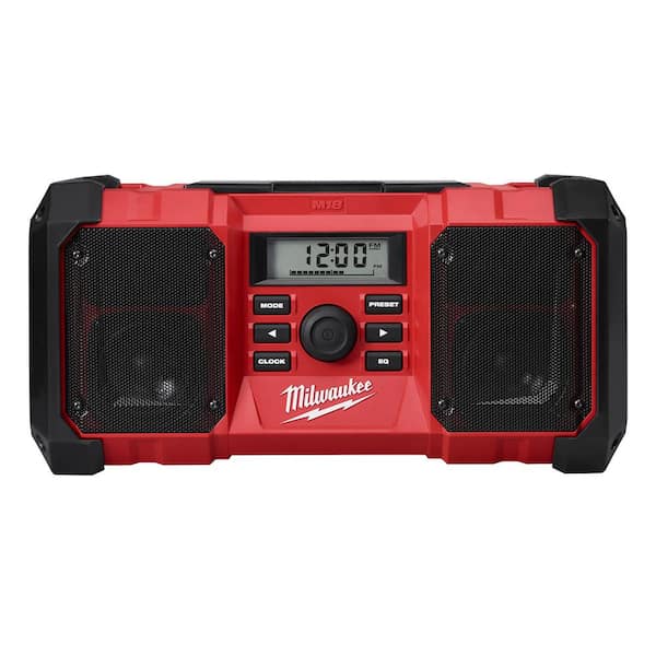 Milwaukee 2890-20 M18 18-Volt Lithium-Ion Cordless Jobsite Radio Milwaukee 2890-20 M18 18-Volt Lithium-Ion Cordless Jobsite Radio - 1