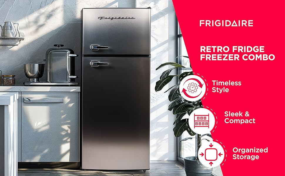 retro fridge freezer combo