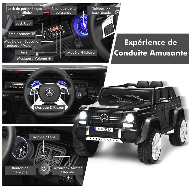 Eletriclife 12V Licensed Mercedes-Benz Kids Ride-On Car