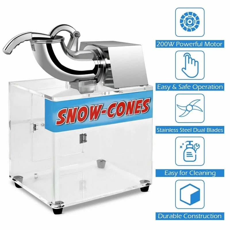 Eletriclife Snow Cone Machine Ice Shaver Maker