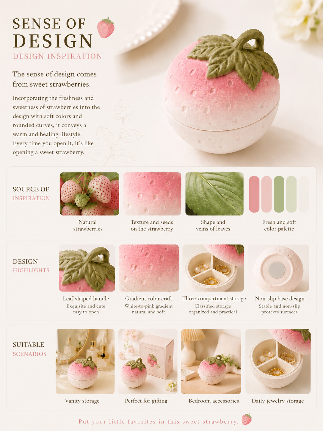 Strawberry Jewelry Box