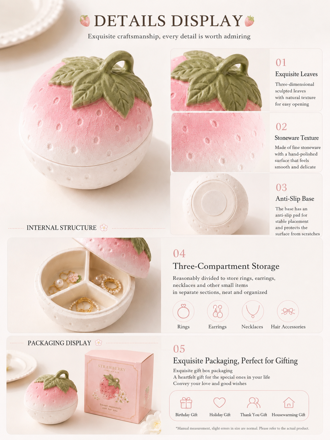 Strawberry Jewelry Box