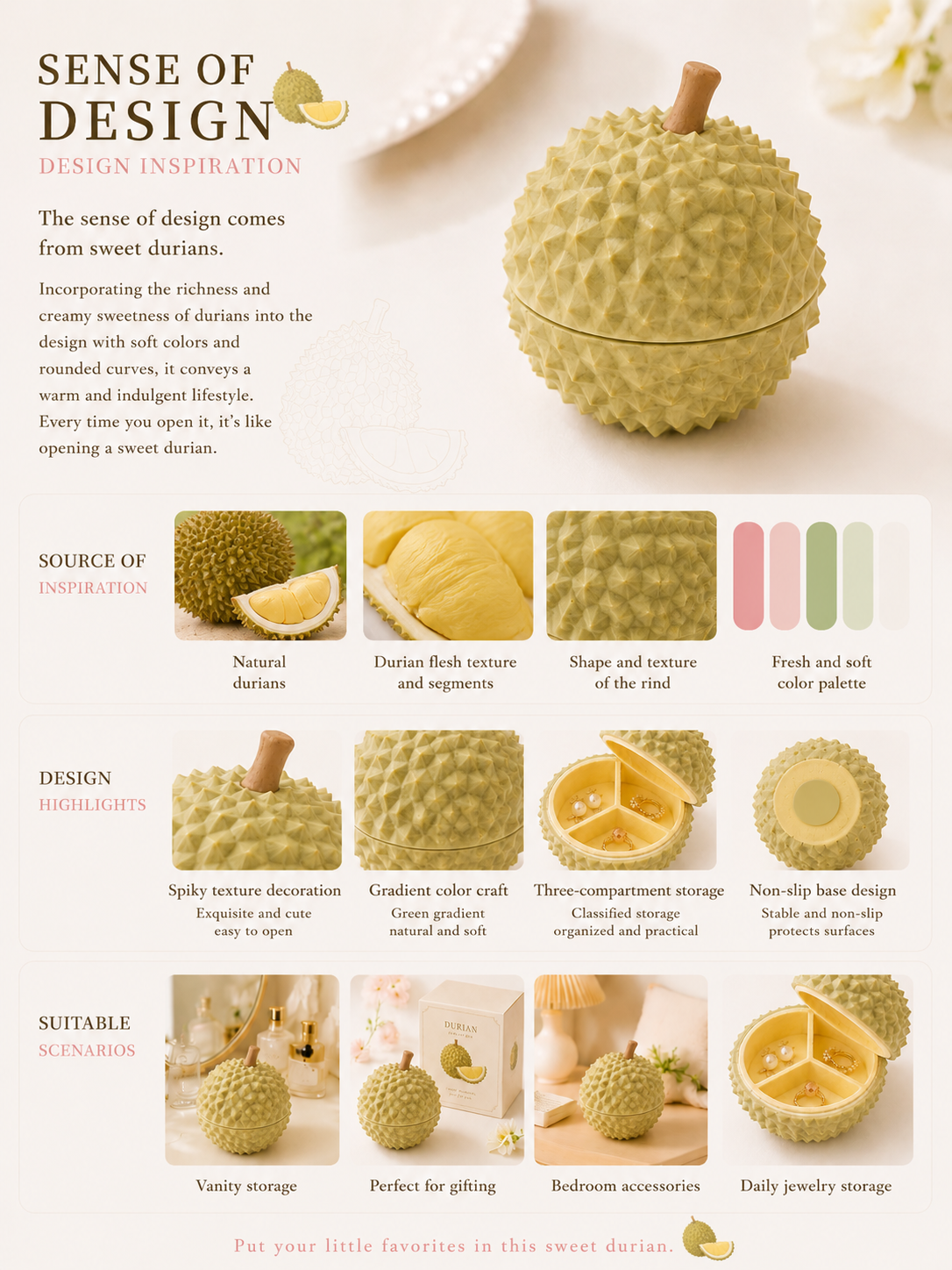 Durian Jewelry Box