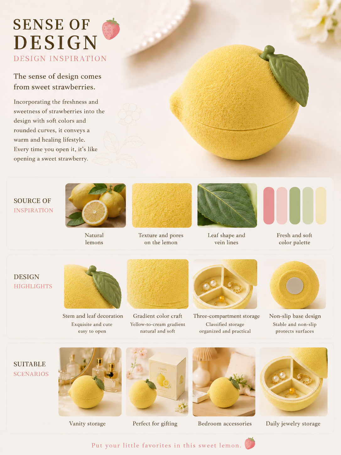Lemon Jewelry Box