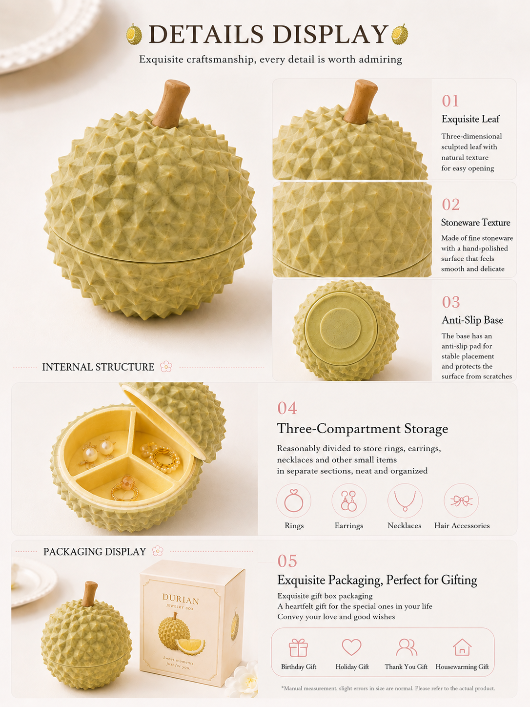 Durian Jewelry Box