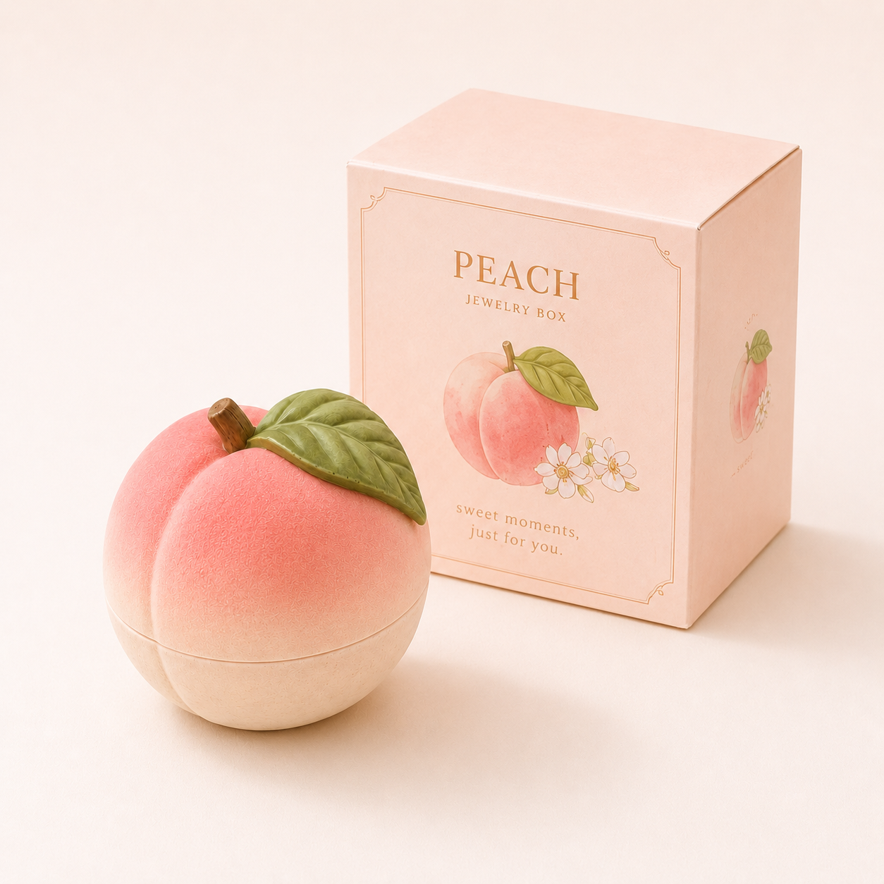 Peach Jewelry Box