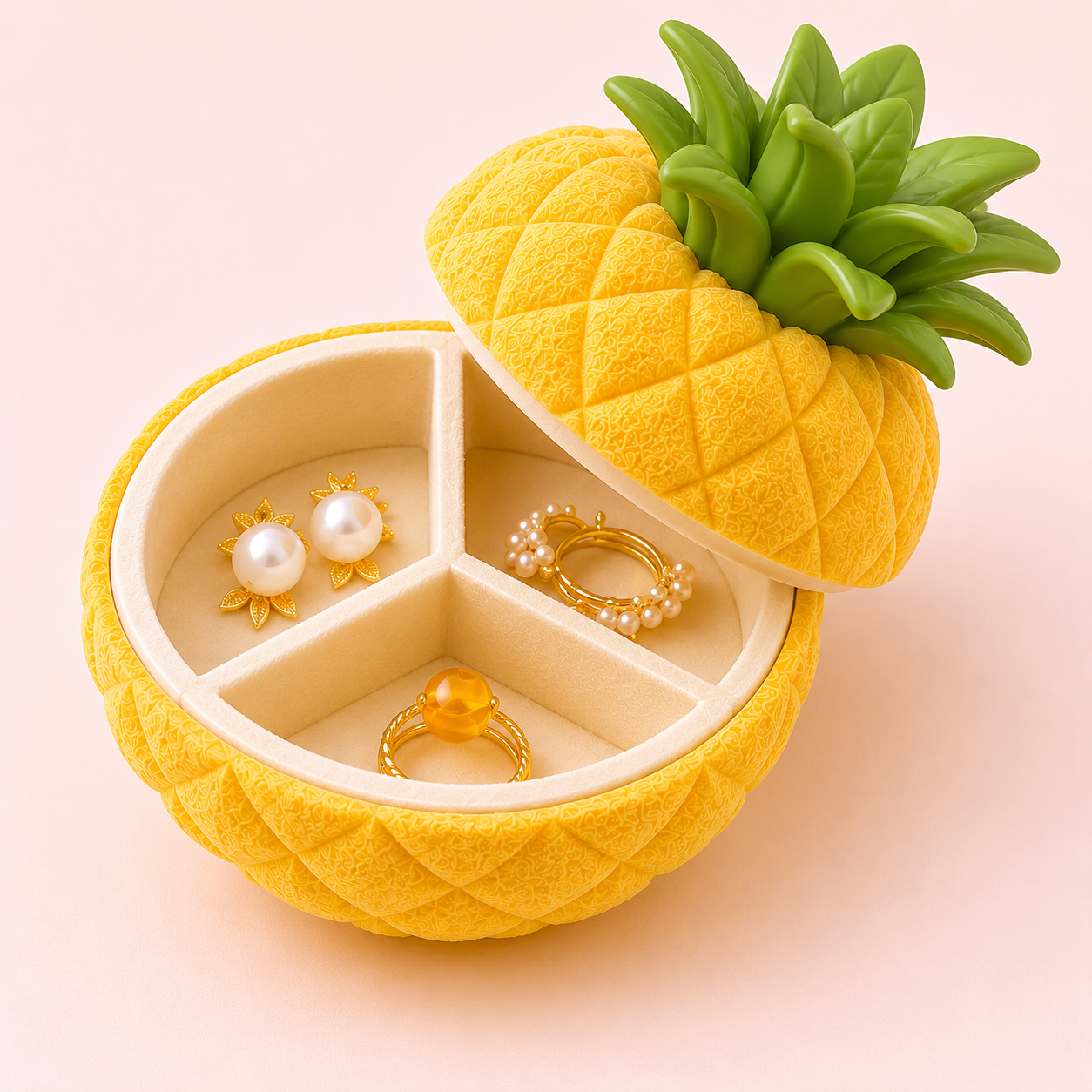 Pineapple Jewelry Box