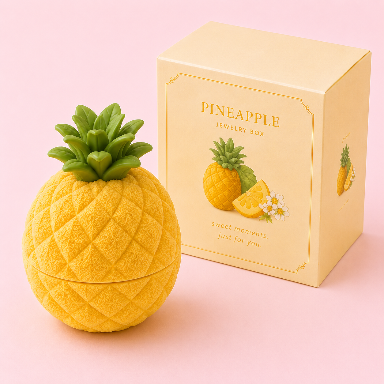 Pineapple Jewelry Box