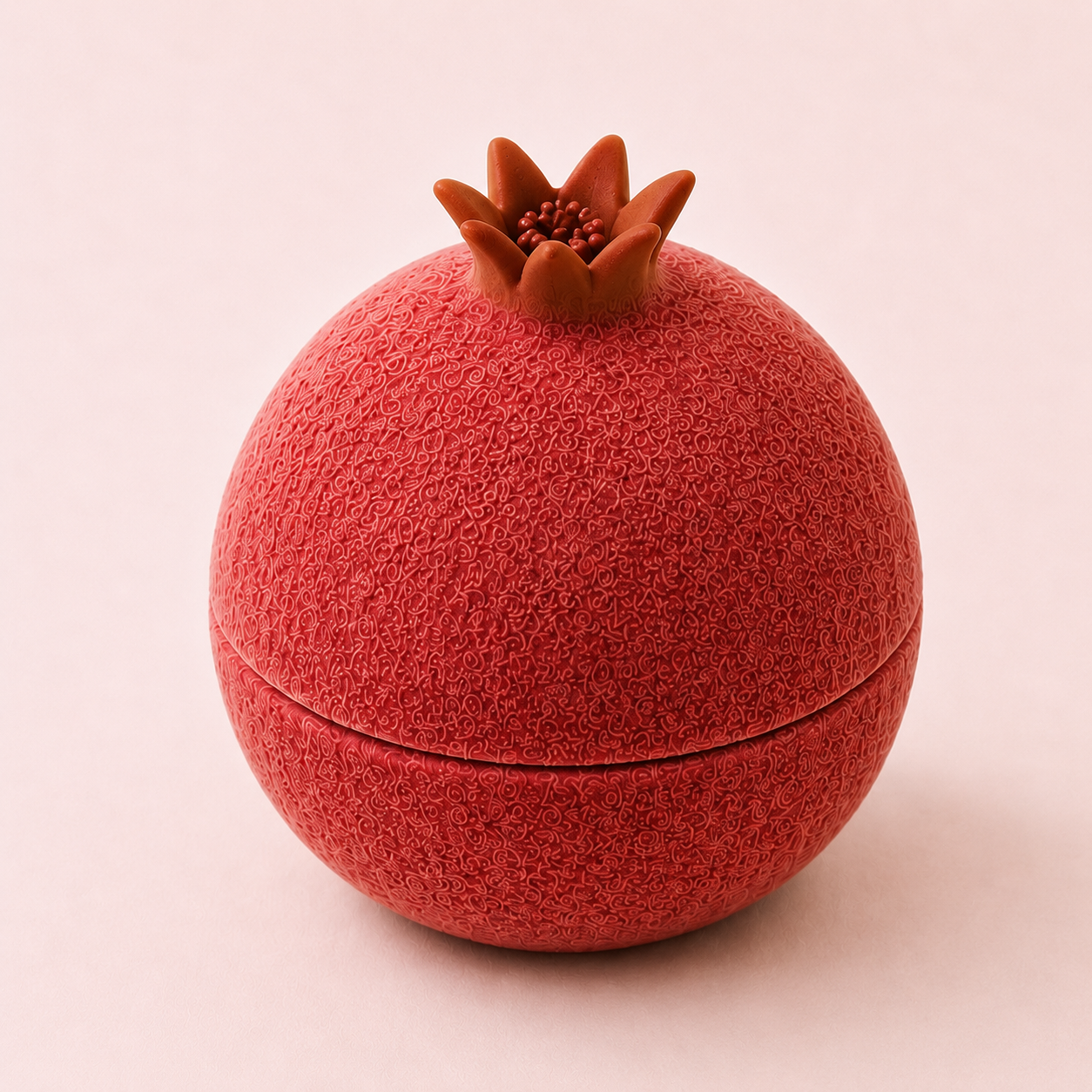 Red Pomegranate Jewelry Box