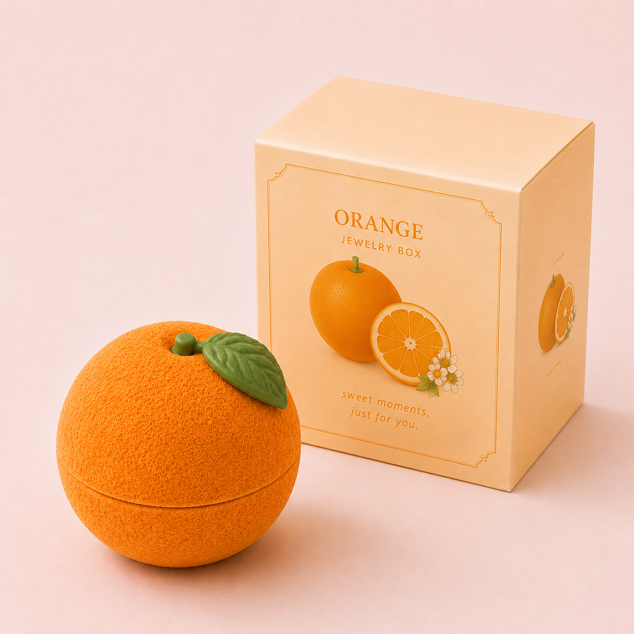 Orange Jewelry Box
