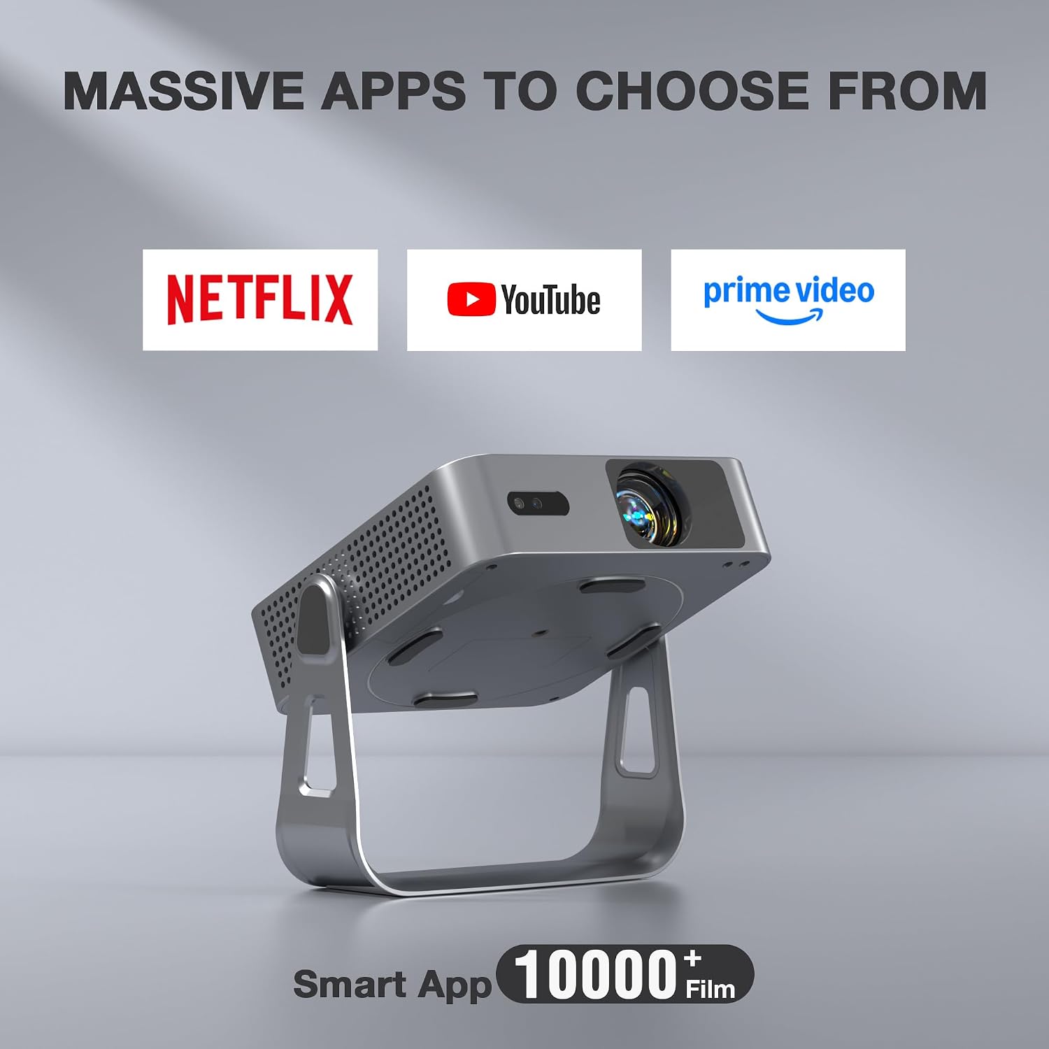 Smart Projector with WiFi and Bluetooth