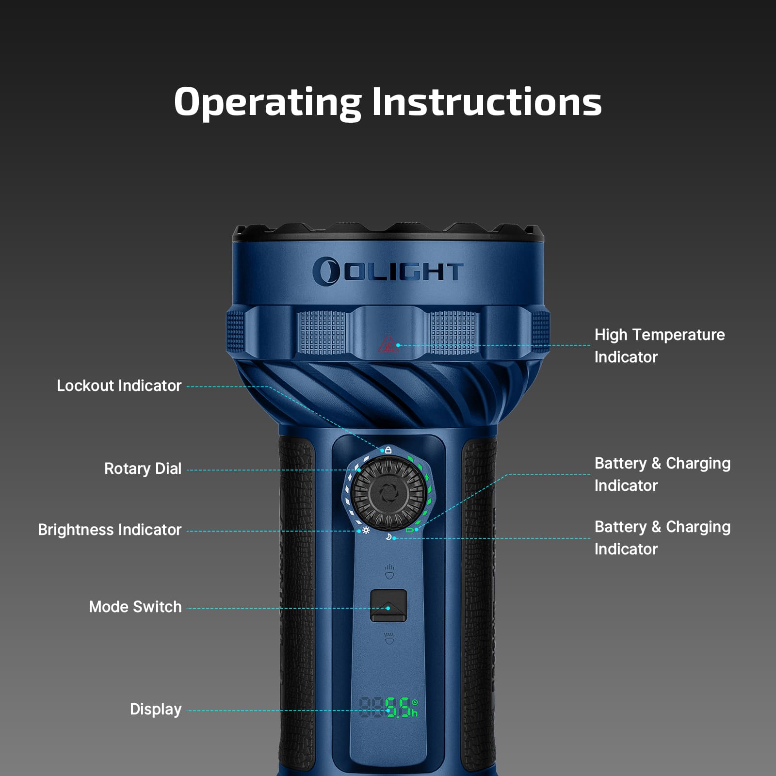 Marauder 3 - 25,000 Lumen Rechargeable Flashlight