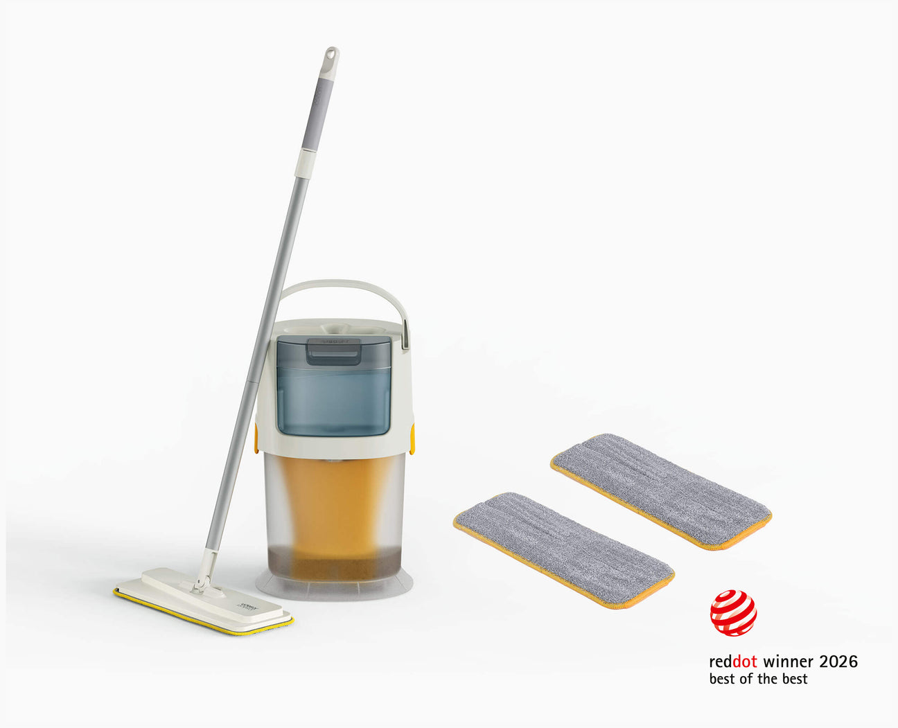 Microfiber Floor Mop Cleaning System with Replacement Pads